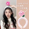 Demi-season cute children's headband for face washing, non-slip bangs, hairpins, 2023 collection