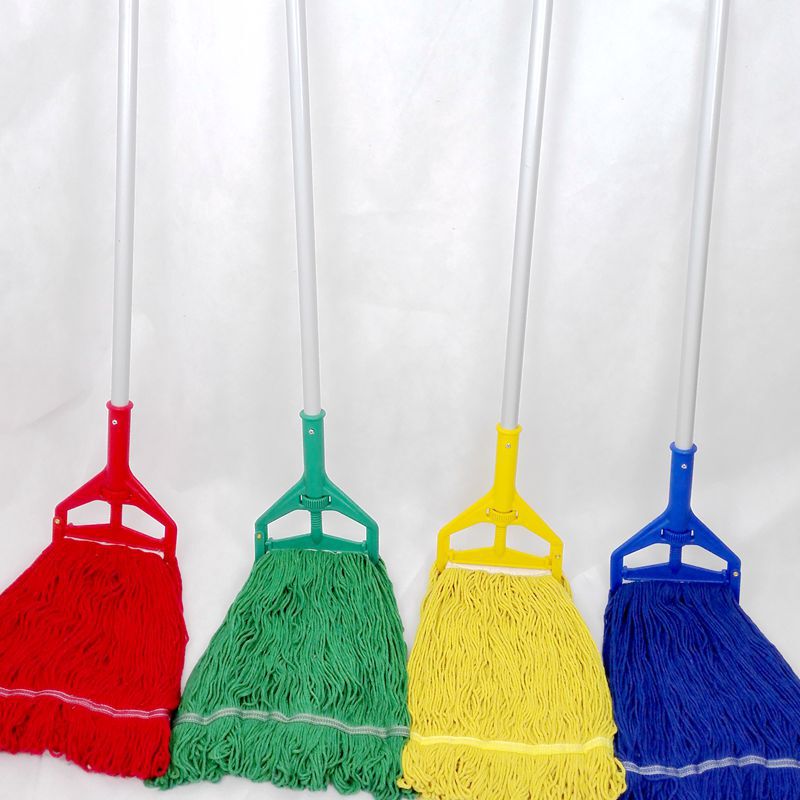 Ordinary Household Mop Korean-style Thickened Wax Mop Mop Cotton Mop KFC Same Style Hospital Enterprise Mop Clip
