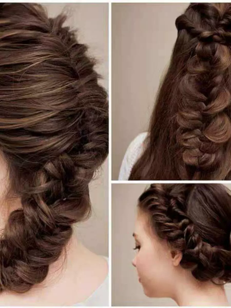 【Lazy Hair Braid】Fish Bone Braid Braid Wavy Hair Braid Styling Tool Hair Plate Z