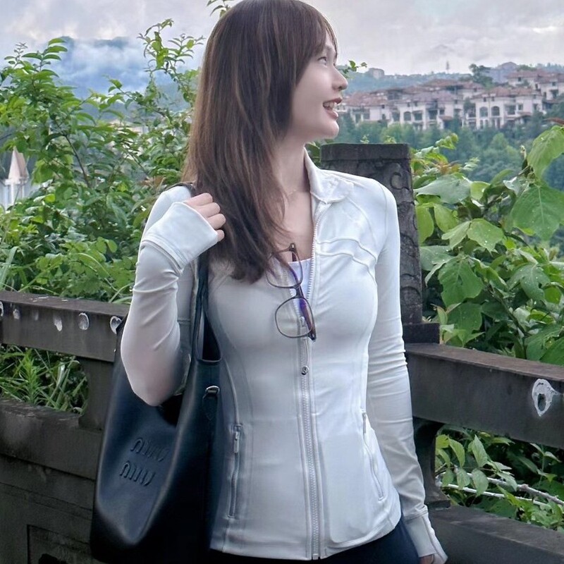 Lulu Original Define Stand Collar Jacket in Stock Yoga Wear Coat Women's Sports Fitness Top Running Slim Fit Lulu Original Define Stand Collar Jacket in Stock Yoga Wear Coat Women's Sports Fitness Top Running Slim Fit