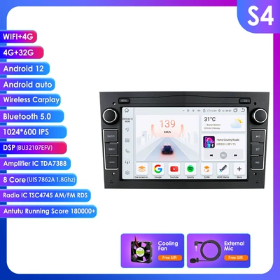 Screen Gps Car Navigator Reversing | DVD Navigation - black-432g-wifi4g-lte-version-7862-carplay-octa-core-7inch-for-opel