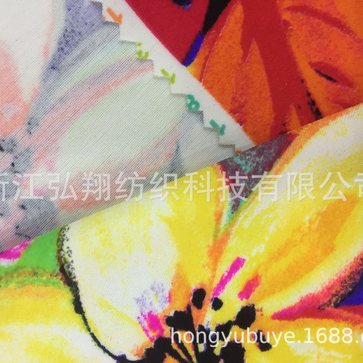 花卉图案印花尼龙氨纶面料泳装针织女士泳装针织品