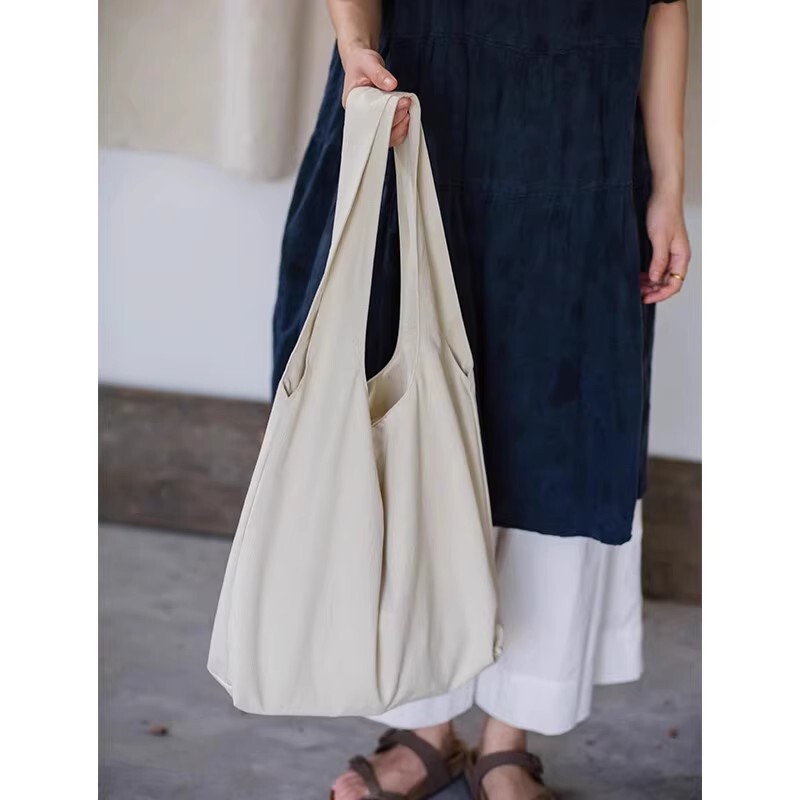 Japanese Style New Shoulder Cloth Bag Spring and Summer Cotton and Linen Artistic Mori Style Retro Relaxation Portable Large Capacity Cloth Bag Japanese Style New Shoulder Cloth Bag Spring and Summer Cotton and Linen Artistic Mori Style Retro Relaxation Portable Large Capacity Cloth Bag