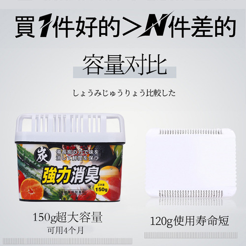 Refrigerator Deodorizer Activated Carbon Gel Freshener Long-Lasting Refrigerator Deodorizer Odor Remover Odor Eliminator