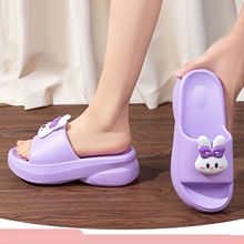 夏季EVA高跟拖鞋外穿 新款休闲软底室内女式拖鞋防滑加厚拖鞋批发