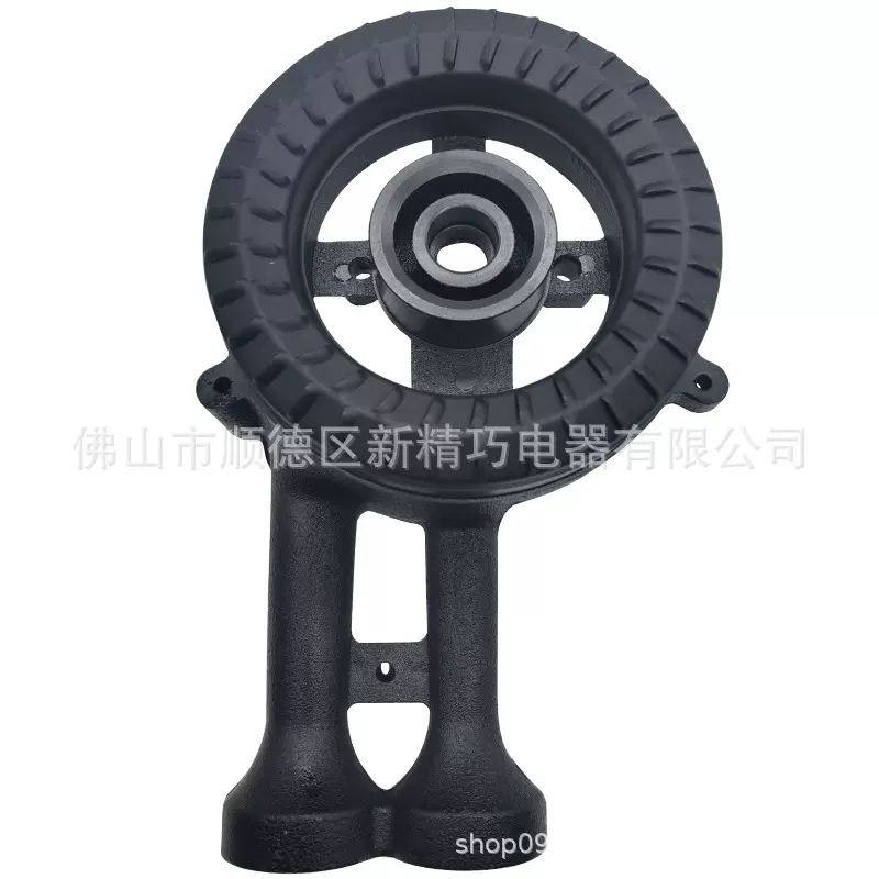 嵌入式燃气灶炉具配件铸铁猛火灶炉头左枪炉头一体连体分火盖芯