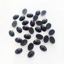 跨境平底椭圆眼睛狗熊鼻子嘴巴椭圆眼睛玩偶玩具配件手工DIY眼睛