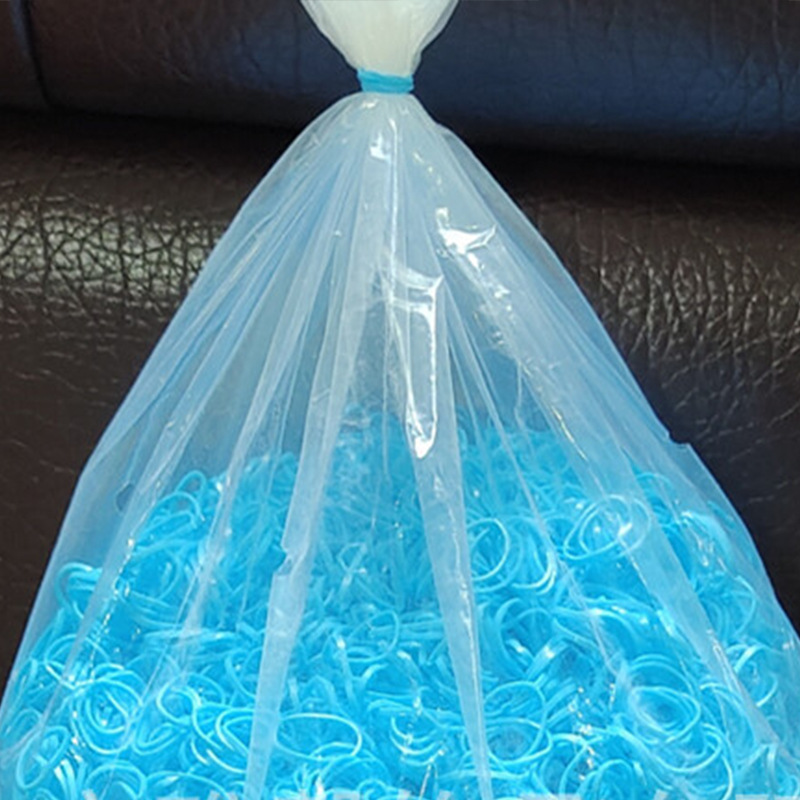 Ligas Desechables para el Cabello de Plástico para Peinado
