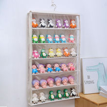 门后公仔包包棉花娃娃全封闭防尘毛绒玩具玩偶收纳挂袋化妆包