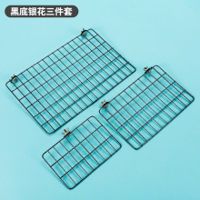 松鼠跳板互动蜜袋鼯站台休息站架跳台平台爬梯攀爬玩具铁丝网片