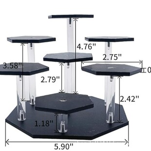 Acrylic Hair Band Display Rack Hair Ring Necklace Bracelet Storage Rack Desktop Hair Accessories Display Rack