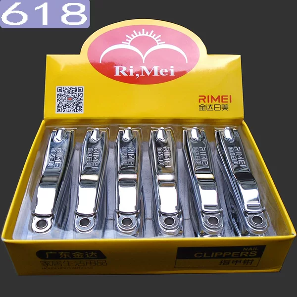 Kinda Rimi Boxed Nail Scissors Large Glossy Nail Clippers Rm618 Manicure and Manicure Tools