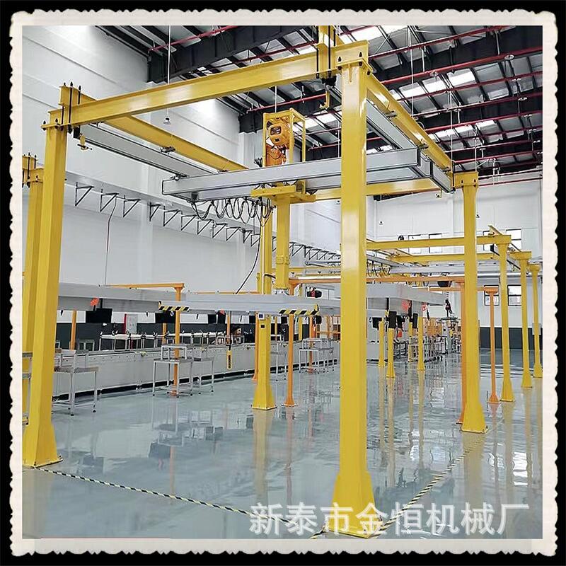 KBK柔性起重机kbk柔性轨道单梁起重机轻型电动起重机自立组合式