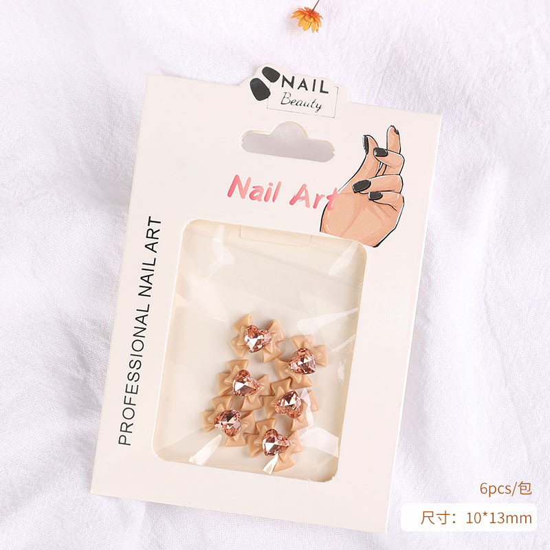 Joyería de uñas arco Nuevo 2023 decorativo de uñas accesorios tridimensionales populares Accesorios Negros en línea mezclar y combinar