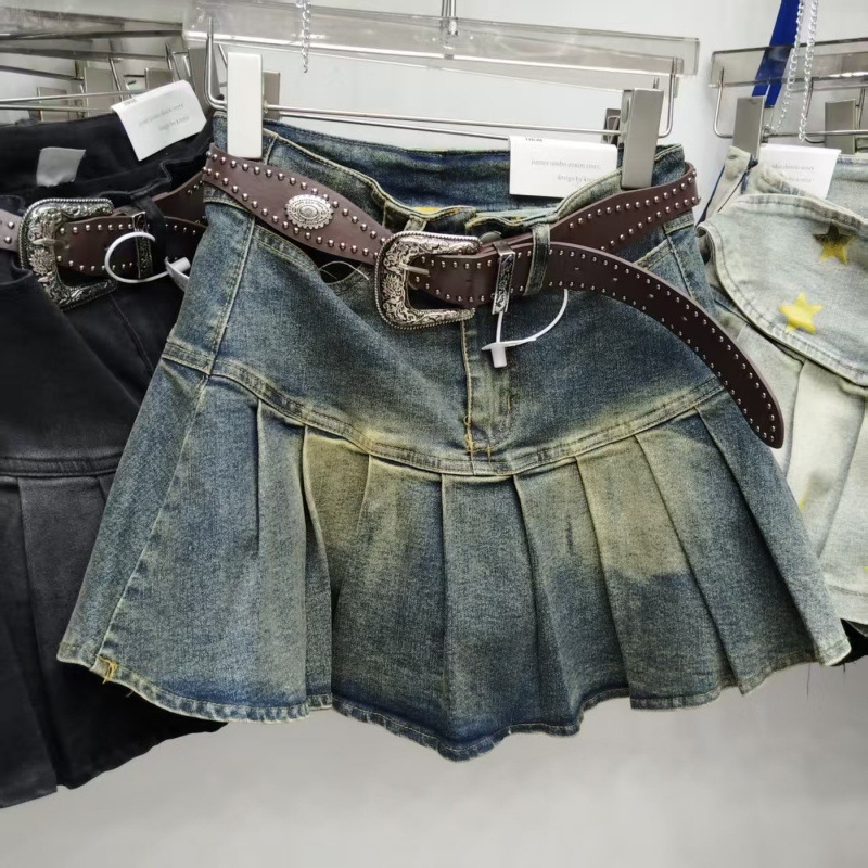 Fashionable and Stylish American-Style Low-Waist Hot Girl Denim Shorts for Women, Summer Elastic Hip-Hugging Slimming Hot Shorts