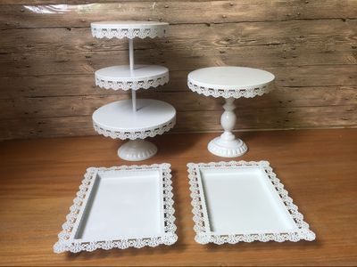 De estilo europeo de la boda mesa de postre soporte de exhibición de hierro de múltiples capas creativo pastel de cumpleaños estante de tres capas de pastelería soporte image 8