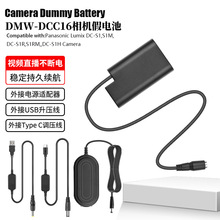 GonineDMW-DCC16假电池盒适用松下DC-S1R,S1MDC-S1HBLJ31相机电源