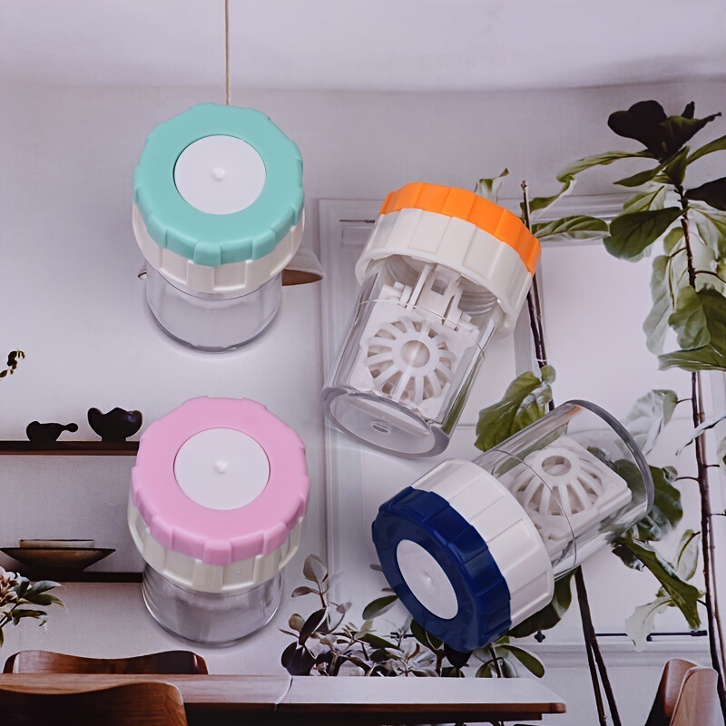 Contact Lens Cleaner Portable Manual Rotary Contact Lens Case Small Manual Cleaner 9039 Contact Lens Cleaner Portable Manual Rotary Contact Lens Case Small Manual Cleaner 9039