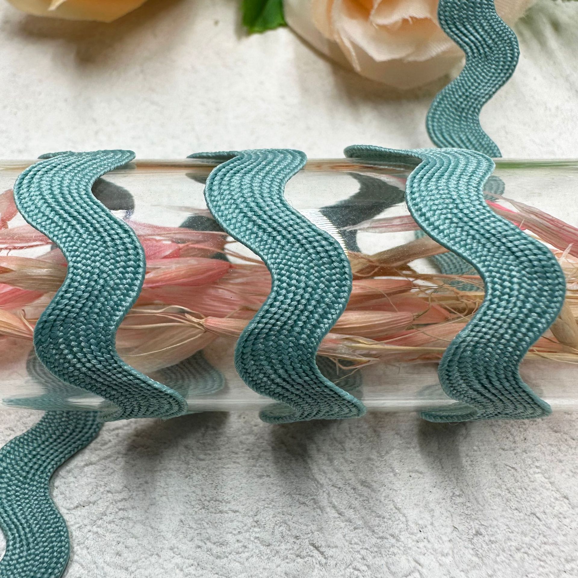 8mm onda sólida en forma de S curva banda de encaje cortina sombrero ropa infantil joyas de boda accesorios de ropa