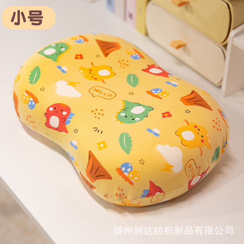 Memoria de dibujos animados algodón gato estómago almohada columna cervical almohada dormitorio de estudiantes almohada pequeña almohada casera almohada de siesta verano