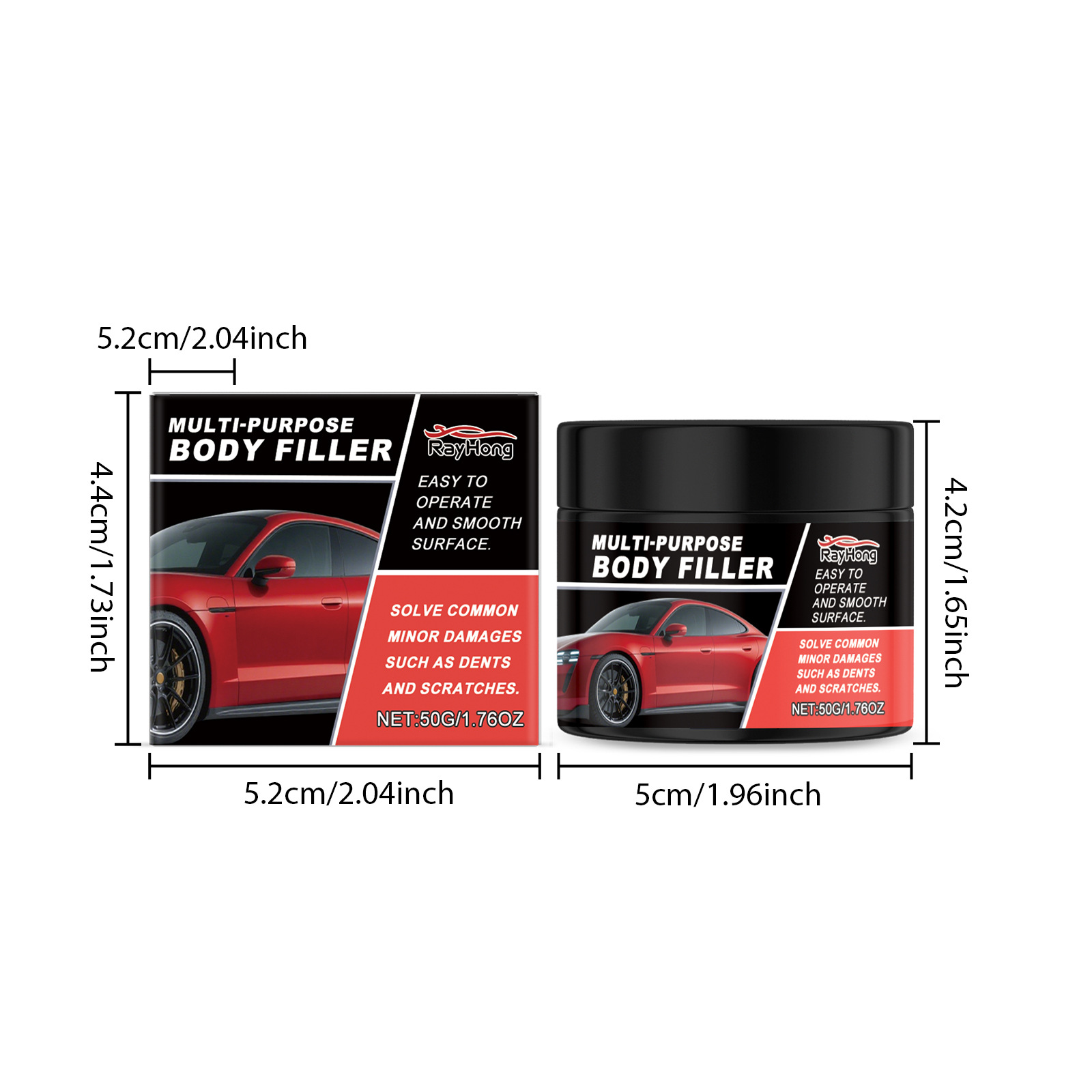 Rayhong Car Scratch Care Wax DIY Car Paint Fine Scratch Removal Polishing Paint Care Scratch Wax