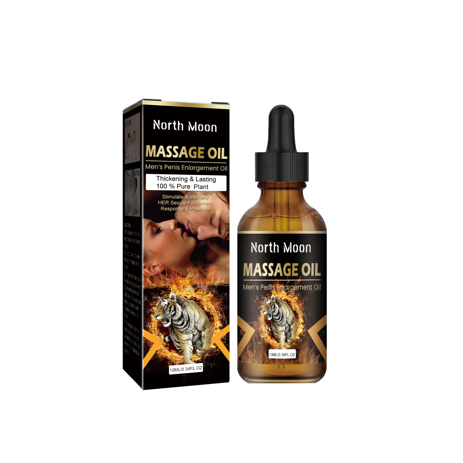 North Moon Massaggio per la cura e il mantenimento del corpo maschile Olio essenziale esterno idratante_voghion.com