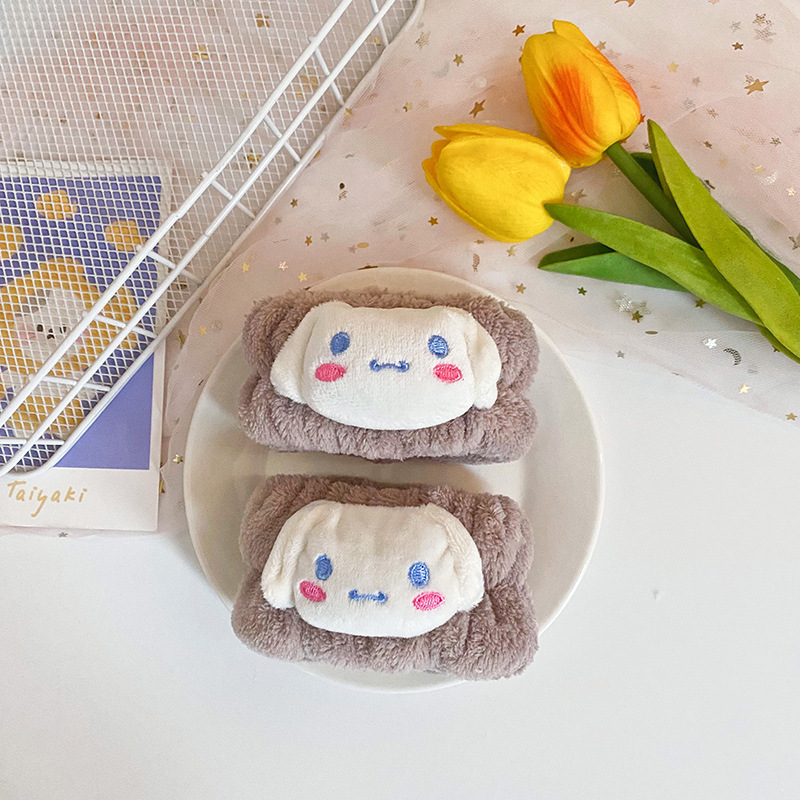 Cara de dibujos animados lavado correa para la muñeca banda para el cabello artefacto absorbente lindo brazalete deportivo pulsera de limpieza del sudor lavado a prueba de humedad oversleeve