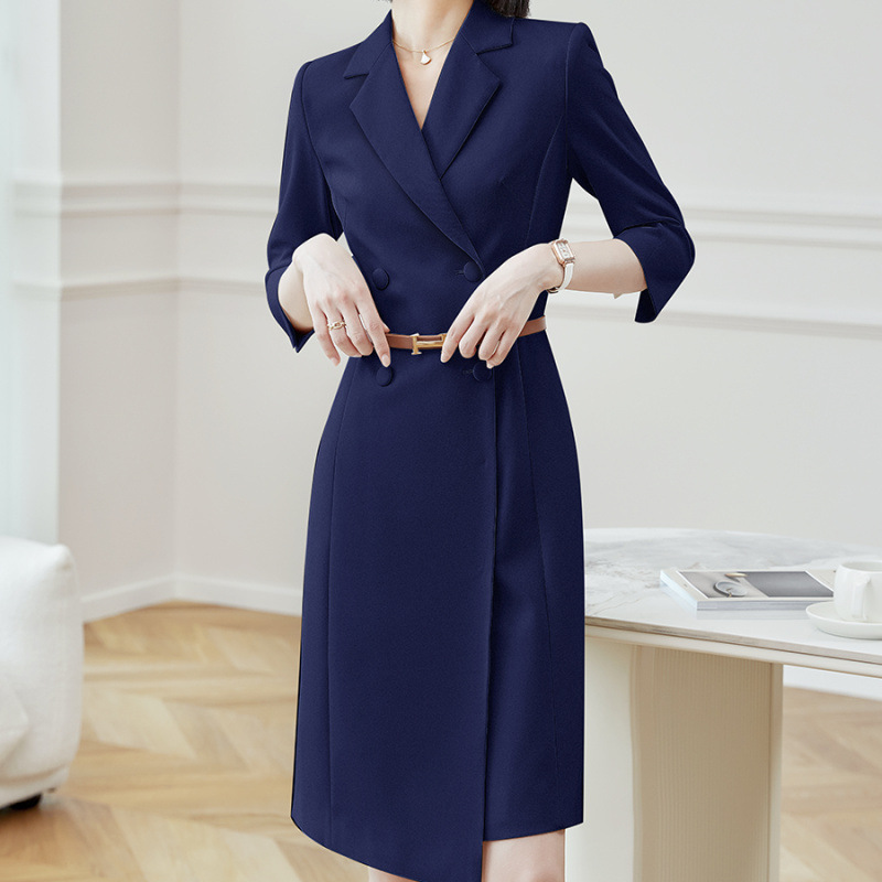 フランス風の気質のスーツのワンピースの春の新型の婦人服の正式な場の通勤のスカート|undefined