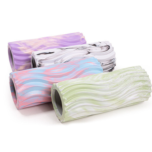 Cross-border epp camouflage mace foam roller fitness muscle relaxer hollow massage roller yoga column