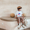 2021 summer new pattern Korean Edition men and women Base coat children T-shirts jacket baby Short sleeved T-shirt