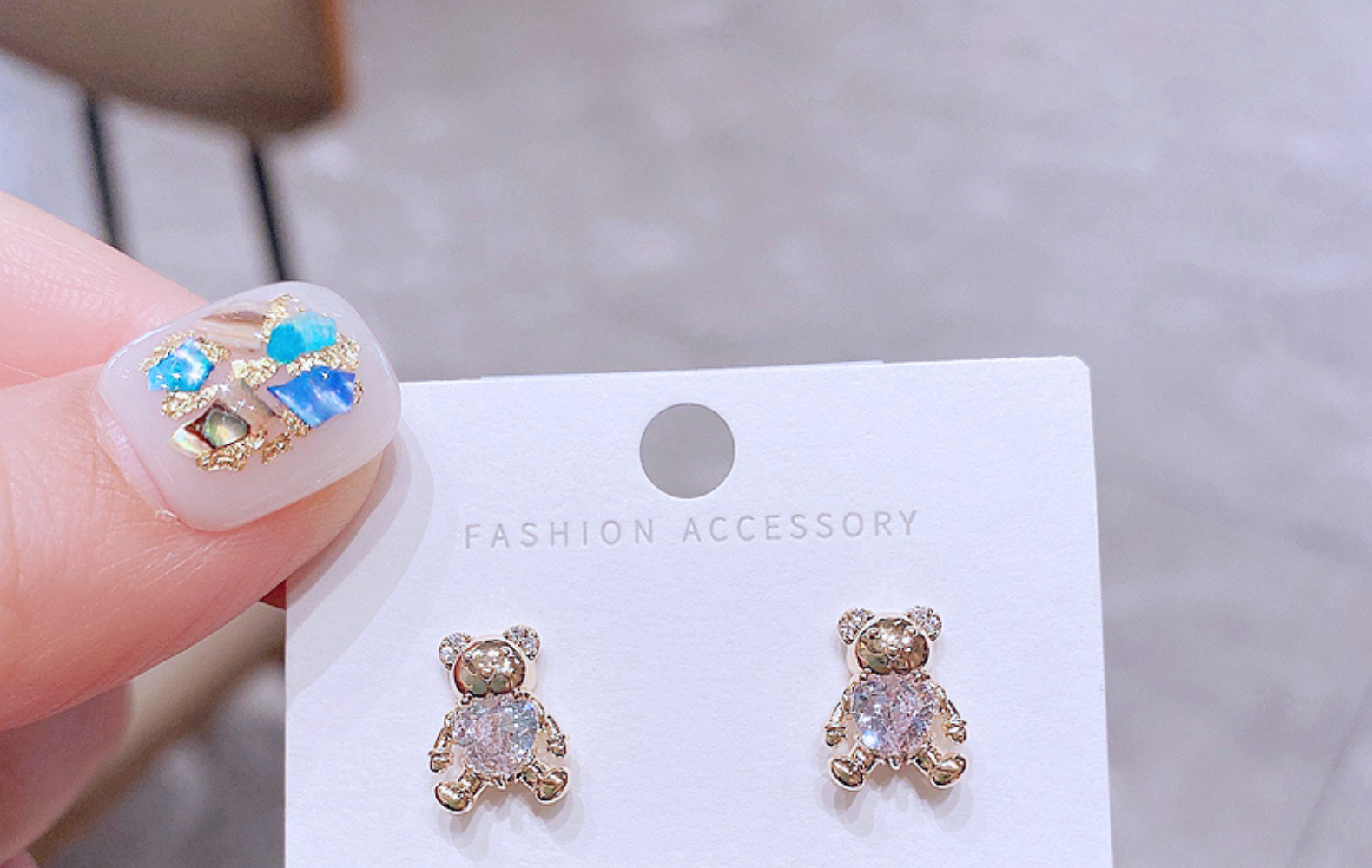 Nuevos Pendientes De Circonita Con Forma De Corazón De Moda Japonesa Y Coreana De Aguja De Plata 925 Para Mujer Con Pendientes De Oreja De Oso De Dibujos Animados Lindos display picture 10