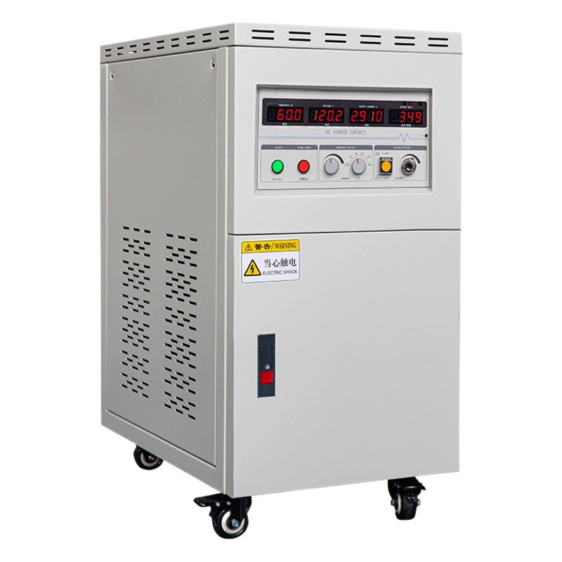 Производители Дунгуань 60 Гц переменная 50 Гц однофазный трехфазный Регулируемый Частотный Промышленный источник питания переменного тока с программируемой регулируемой переменной частотой