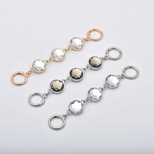 For miu Bag Crystal Chain Imitation Rhinestone Chain Underarm Crossbody Shoulder Strap Accessories Single Buy Replacement Bag Chain