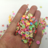 Crystal, cartoon fruit ceramics for manicure, 20 gram, flowered