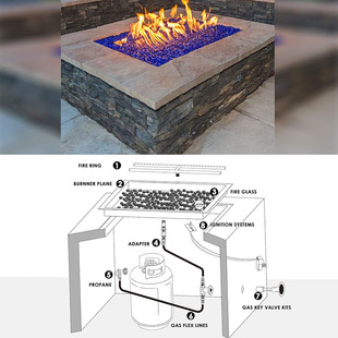 Commercial Household Energy-Saving Korean Medium American Extended Infrared Multi-Functional Daily Gas Stove Set Wholesale