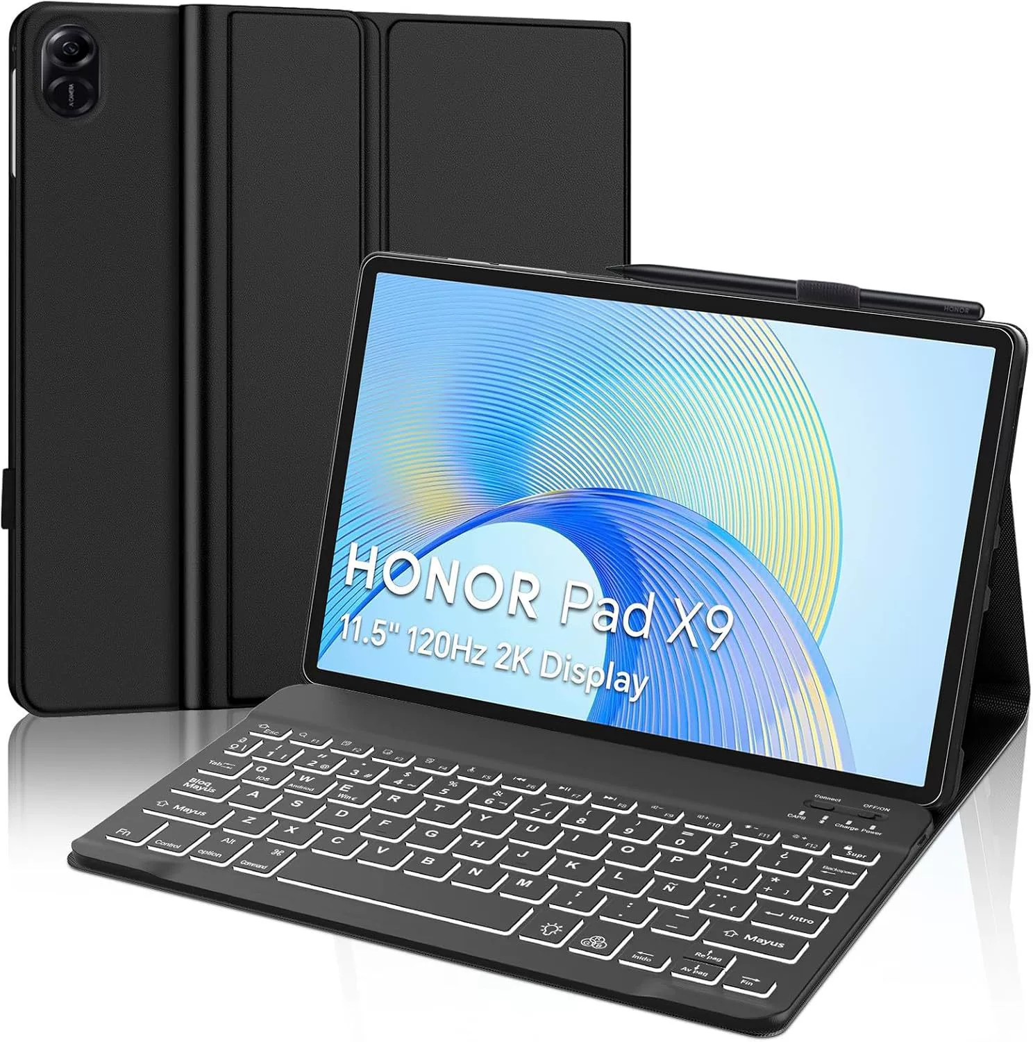 Huawei, honor, совместимый защитный чехол для планшета, клавиатура, x9, 9A, Bluetooth, 11.5 дюйма