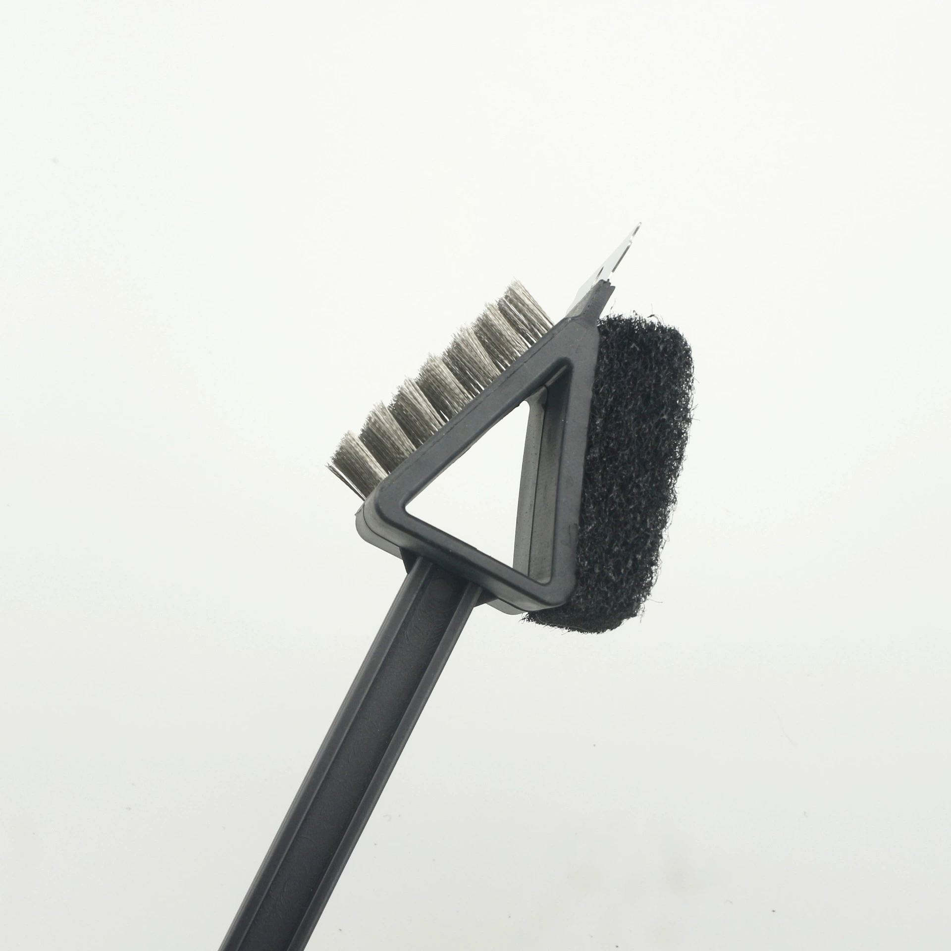 Steel wire, plastic handle, brush, 5inch, three in one