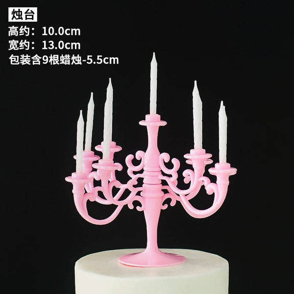 Green fuchsia candle