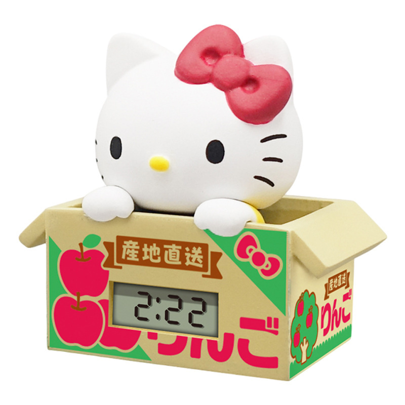 日本正版奇谭KITAN 三丽鸥时钟款扭蛋 凯蒂猫库洛米美乐蒂玉桂狗|undefined