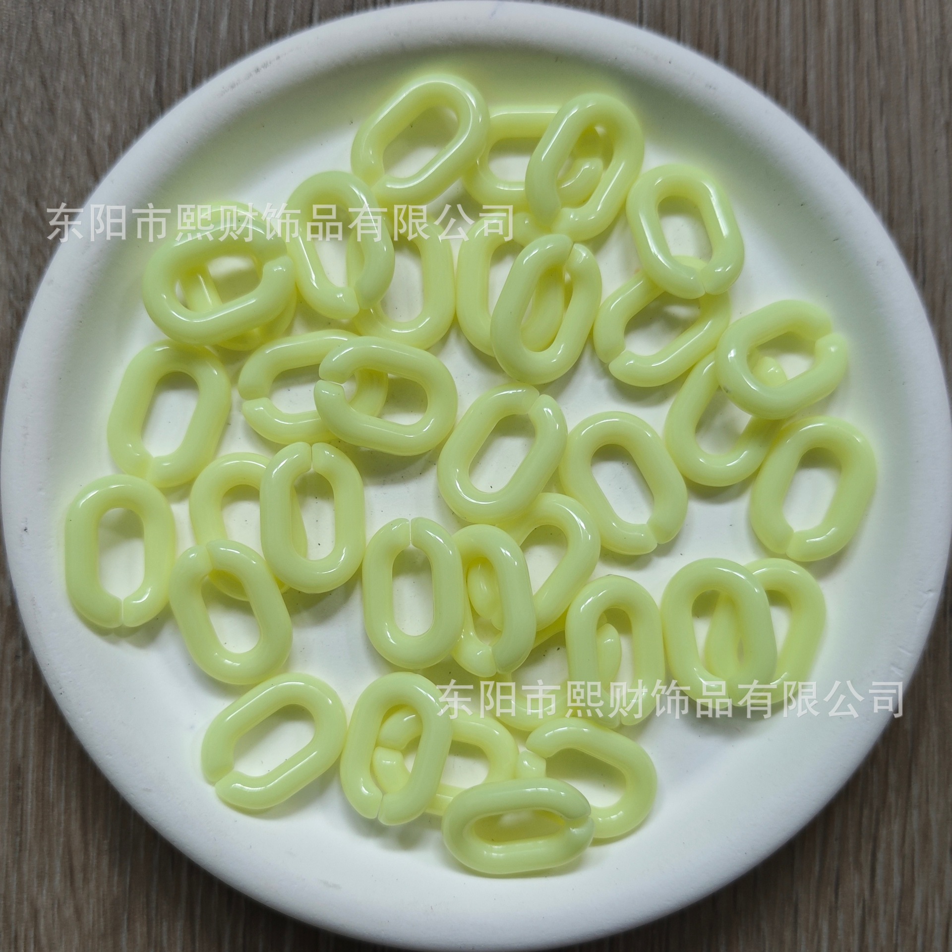 20x14mm color acrílico cadena hebilla anillo llavero bolsa colgante accesorios de la joyería de DIY fábrica al por mayor
