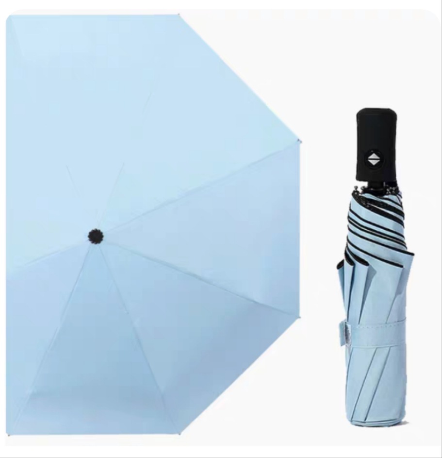 Paraguas grande totalmente automático para hombre, reforzado, doble uso para sol y lluvia, protección solar, paraguas plegable, venta al por mayor personalizada