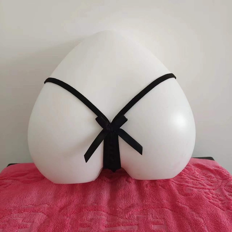 European and American Simple Seamless Mini Bikini Girl Chubby Ice Silk Thong Comfortable Sexy Base Thin Belt