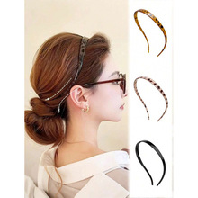 U 32728 Leopard acrylic glasses headband �����ǿ��� U ���۾�