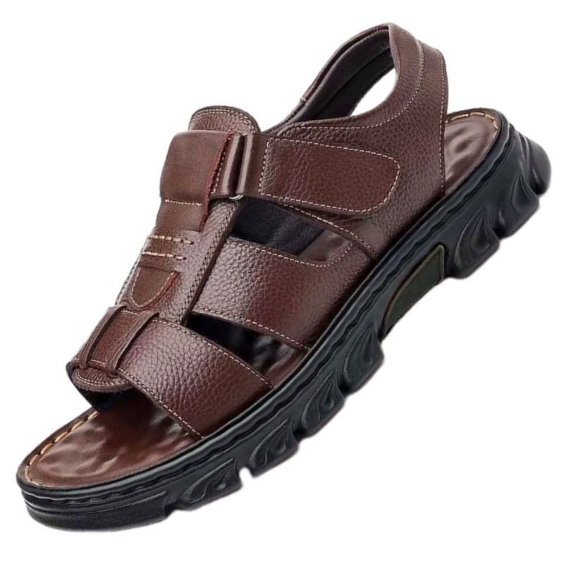 Sandalias para hombres de verano zapatillas para hombres para conducir resistentes a la conducción de suela gruesa antideslizante a prueba de agua nuevo