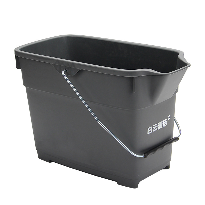 White Cloud AF08400 square cleaning bucket mop bucket property household cleaning large capacity 15L bucket plastic bucket