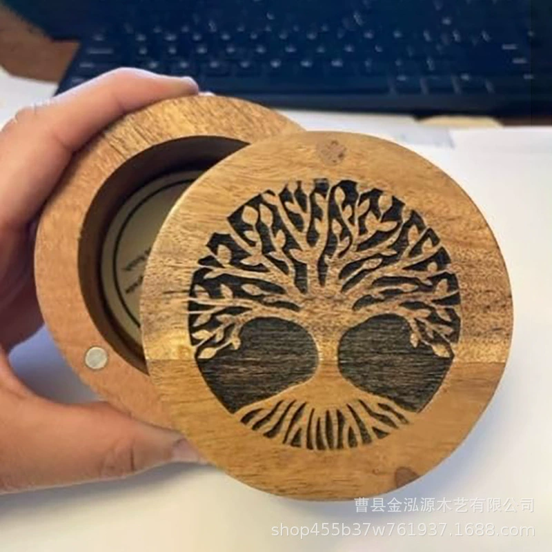 Деревянная урна для питомцев, сувенирная деревянная коробка для похорон, коробка для сбора шерсти питомцев, ретро-декор