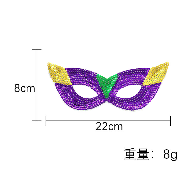 Amazon máscaras de baile de espectáculo carnaval temático bandas de cabello oro púrpura verde sequillas máscaras de mitad de cara accesorios