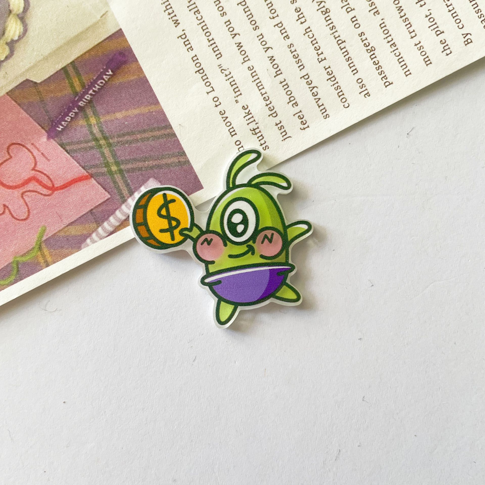 アクリルシートかわいいスポンジボブ DIY ブローチアクセサリー装飾ギフト学生親友カップルバッジアクセサリー