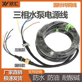 三相油浸泵切割污水泵电源线潜水泵纯铜螺丝电缆线各种大型水泵线