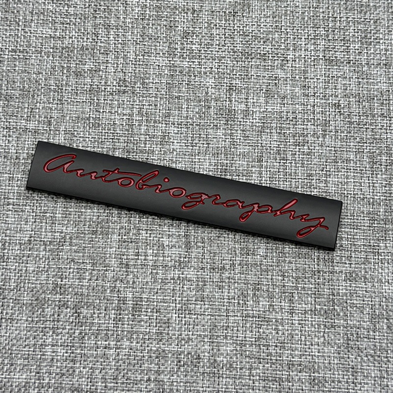 Suitable for Land Rover Range Rover Modification, British Queen Signature Logo Genesis Edition Limited Edition Car Emblem Commemorative Rear Emblem Car Sticker